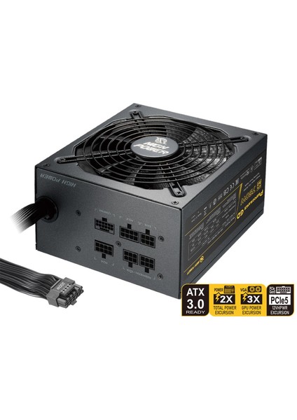 High Power HP1-S2750GD-F14C P. Serisi 750W 80+Gold Atx 3.0 &amp; Pcıe 5.0 Güç Kaynağı