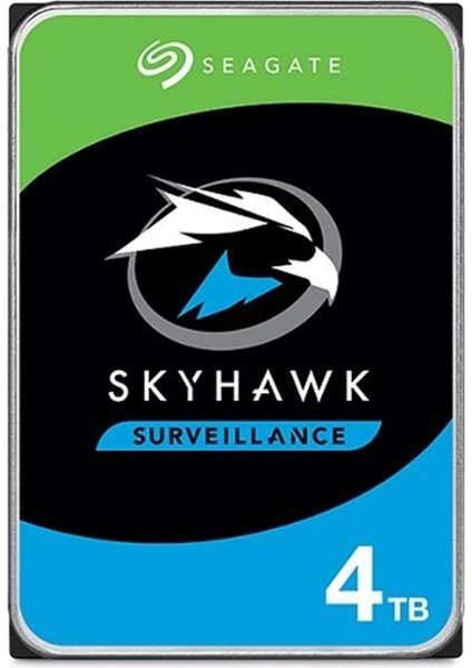 4tb Skyhawk Rv ST4000VX016 3.5" 5900RPM 256MB 7X24 Güvenlik HDD (Resmi Distribitör Ürünü)
