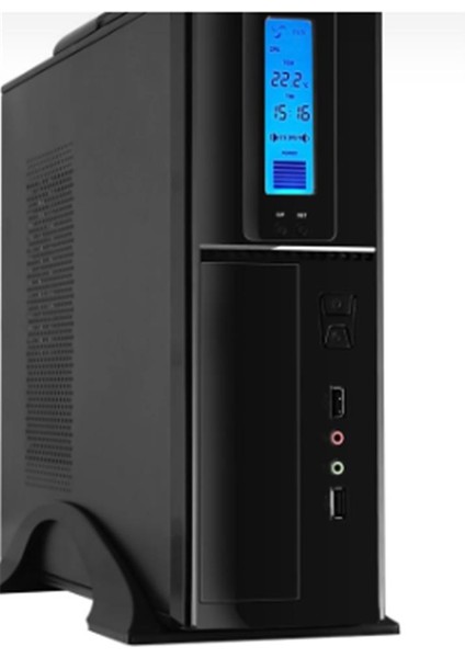 FC-S6040B USB 300W Matx Slim Tower Kulplu Kasa - Dijital Gösterge