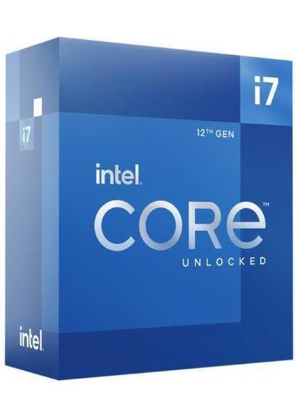 Alder Lake Core I7 12700K 3.6ghz 1700P 25MB Box (Fansız) (125W) 12.nesil Kutulu Box Işlemci