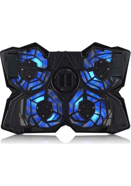 DNA001 13"-18" 4 Fan Ledli Notebook Soğutucu Stand Özel Sessiz Fan