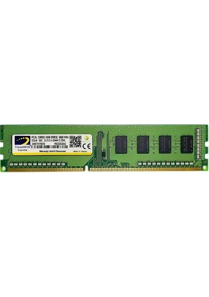 Twınmos 8gb Ddr3 1600MHZ Ram 1,35V MDD3L8GB1600D