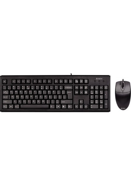 A4 Tech KM-72620D Kbl USB Q Klavye-Mouse Set,siyah