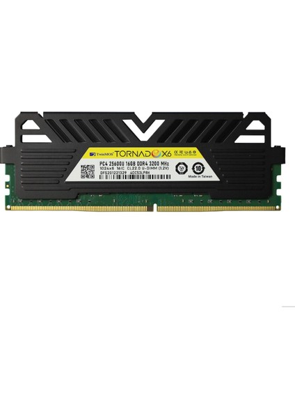 Twınmos 16GB Ddr4 3200MHZ Soğutuculu Pc Ram