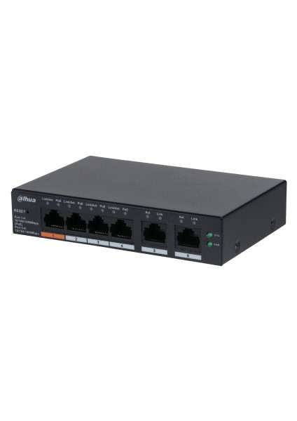 CS4006-4GT-60 4 Port 4xge-2xge Yönetilebilir 60W Poe Switch