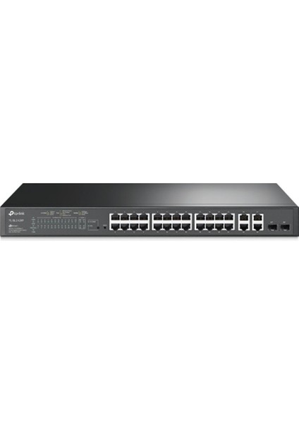 Omada Tp-Link TL-SL2428P 24 Port 10-100 Poe+ Switch 4 Port Sfp Çelik Kasa Rack Mount