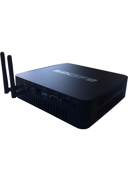 MP-108 I3-2100 8gb 128GB SSD Dos Siyah Mini Pc