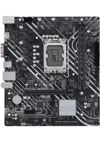 H610M-K D4 Ddr4 HDMI Dp M.2 1700P Matx
