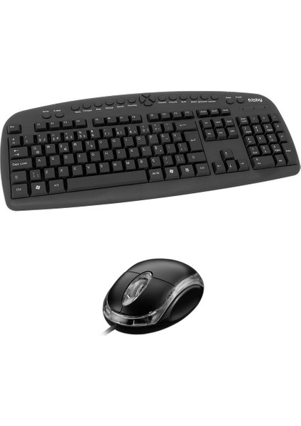 Frısby FK-146QU USB Q Tr mm Siyah Kablolu Klavye Mouse Set