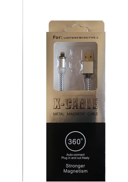 Iphone Mıknatıslı Data Şarj Kablosu