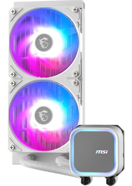 Msı Mag Corelıquıd A13 240 Whıte 240 mm Argb LGA1700/1851 Sıvı Soğutucusu