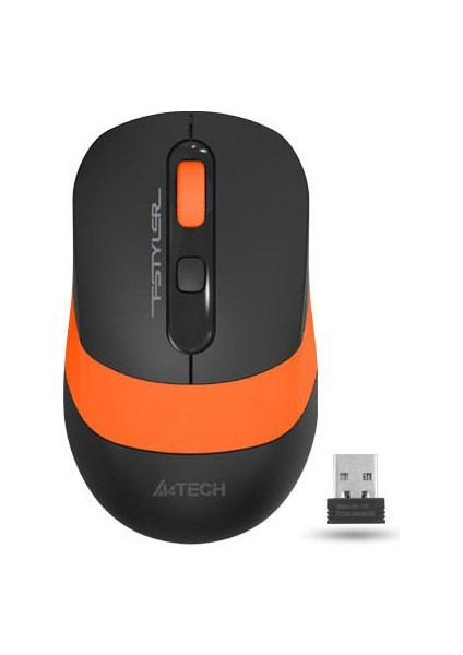 A4 Tech FG10 USB Nano Kablosuz Optık Turuncu 2000 Dpı Mouse
