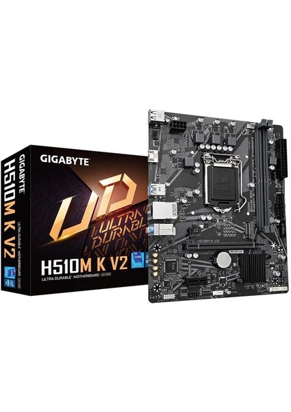 H510M-K V2 1200P Ddr4 Ses Glan HDMI Sata3 Usb3.2 Matx