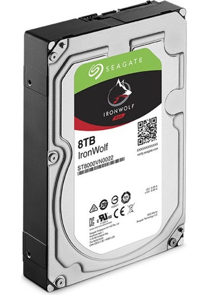 8tb Ironwolf 3.5" Sata3 7200RPM 256MB Nas HDD [ST8000VN004]