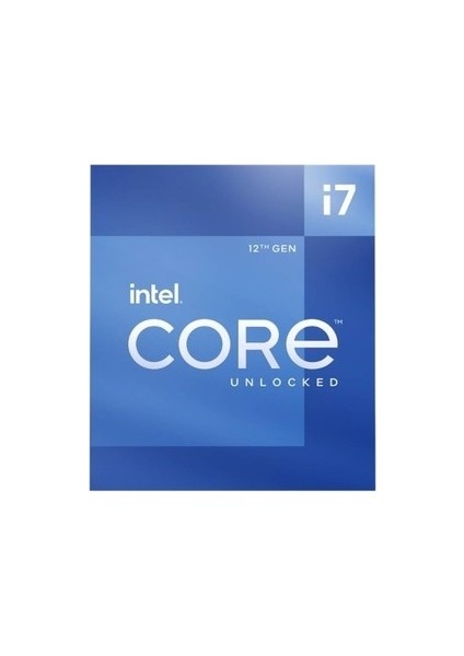 Alderlake Core İ7-12700 3.6ghz 1700P 25MB (65W) UHD770 Tray