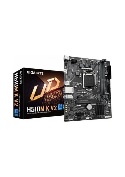 Gıgabyte Intel H510M-K V2 Ddr4 3200 HDMI Glan M.2 1200P USB 3.2 Gen1 (10-11. Nesil)