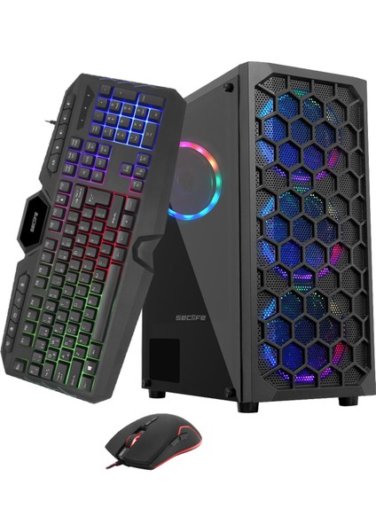 GM-A550 Ryzen 5500 16GB 500GB SSD 4gbvga 1030 Dos Oyuncu Pc