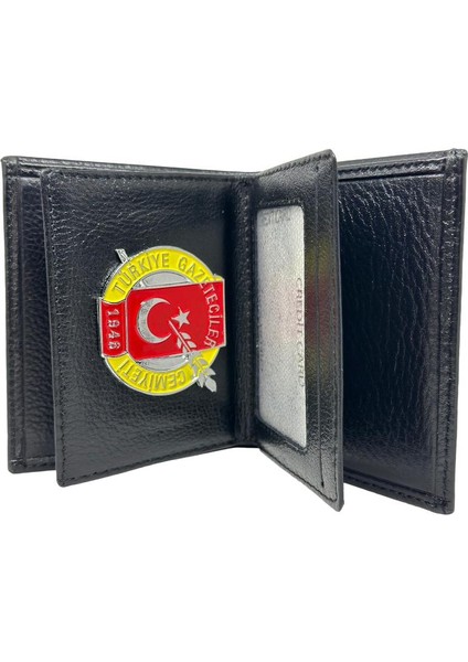 Gazeteciler Cemiyeti Cüzdan Hakiki Deri