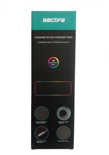 SMP-3425-RGB Gaming Mouse Pad