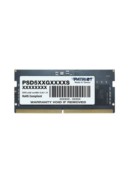 Sodimm 32GB 5600MHZ Ddr5 CL46 Gaming Notebook Bellek (PSD532G56002SS)