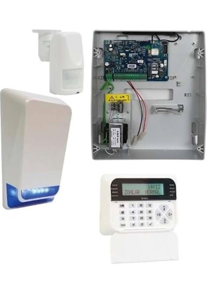 TSP-5334LCD Hırsız Alarm Seti (Ethernet/network'lü + Akü Hariç)