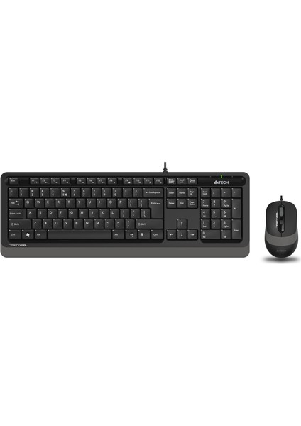 A4 Tech F1010 Q USB Gri Fn-Mm Klv+Opt. Mouse 1600D