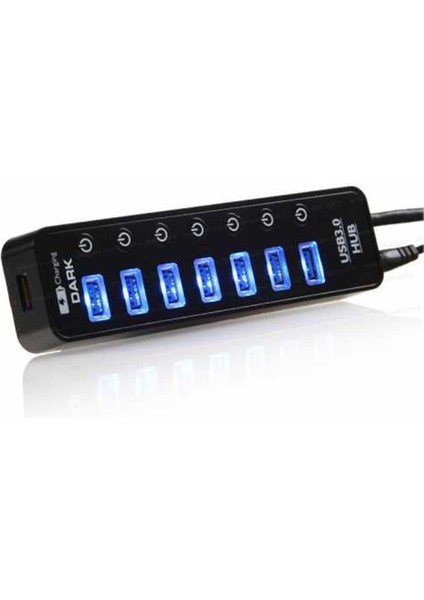 Dark DK-AC-USB371 7+1 Hızlı Şarj Adaptörlü