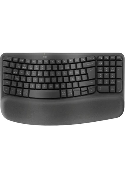 Logıtech Wave Keys Kablosuz Ergonomik Klavye Gri 920-012311