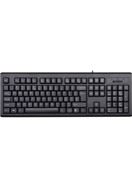 A4 Tech KM-720 Standart Q Fn-Multimedya Klavye Siyah USB