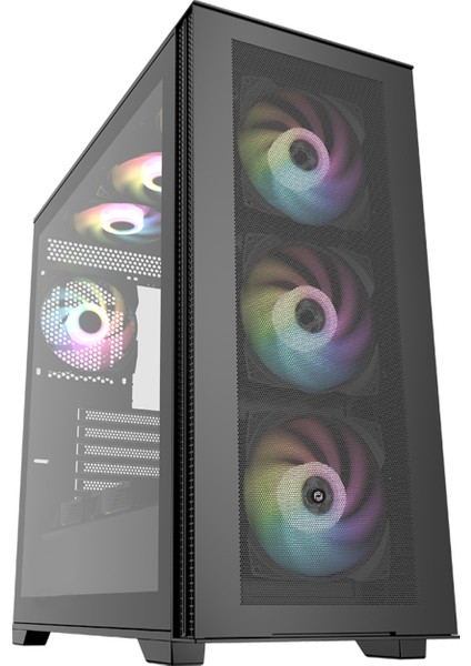 Frısby FC-9535G Gamıng Mesh Kasa 4x Rgb Fan (650W 80+)