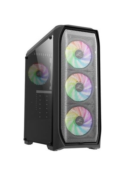 N5MF 600W 4X120MM Rgb Fan USB 3.0 Atx Siyah Kasa