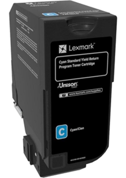 74C5SC0 7.000 Sayfa Cyan Mavi Toner CS720-725 CX725