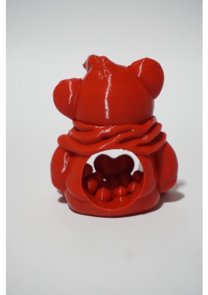 Kalpli Ayıcık Sevgililer Günü Dekoratif Hediyelik biblo 9 cm modelleri