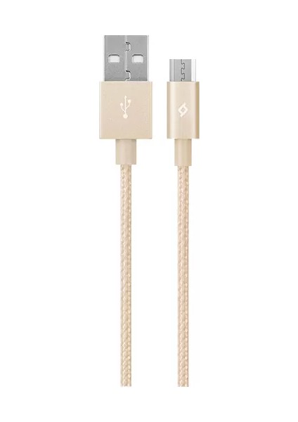 2DK11A Ttec Alumicable Micro USB Şarj Kablosu,altın