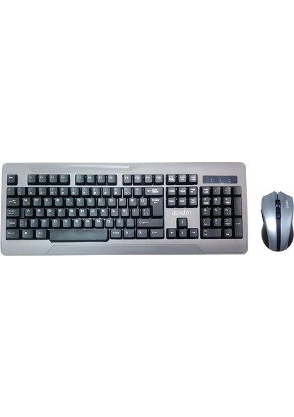 Q Kablosuz KMS-101W Trk Multimedia Klavye + Kablosuz Mouse