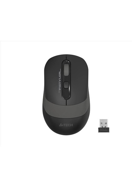 A4 Tech FG10 Nano Alıcılı Kablosuz 2000DPI Gri Mouse