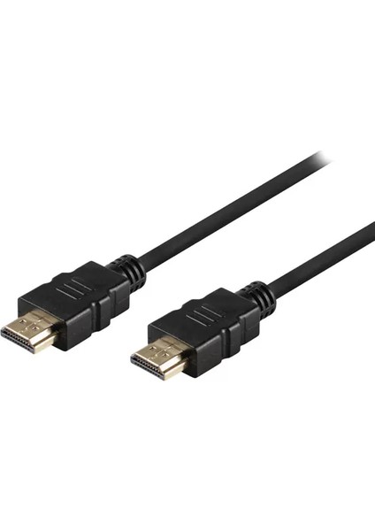 Valuelıne Ethernet HDMI Connector ile Yüksek Hızlı HDMI Kablo Siyah,7.50 Metre