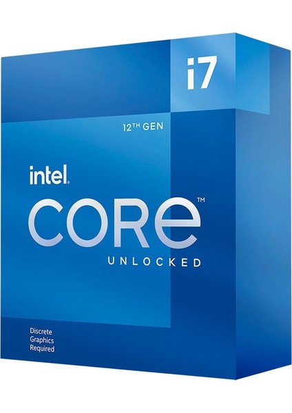 Alder Lake I7-12700KF 3.60GHZ 25MB 1700P Box Işlemci