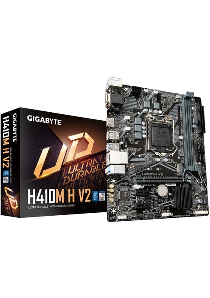 Gıgabyte H410M-H-V2 2xddr4 1xvga/1xhdmı 1xglan 1xm.2 1200PIN Anakart
