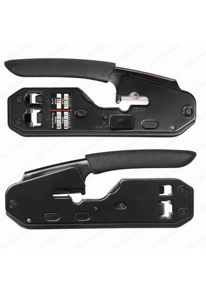 Çok Fonksiyonlu Konnektör Pensesi RJ45 Cat6 CAT5E Cat5 RJ11 RJ12