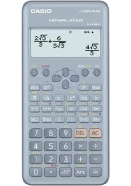 FX-82ES Plus Mavi Bilimsel Fonksiyonlu Hesap Makinesi 2.versiyon