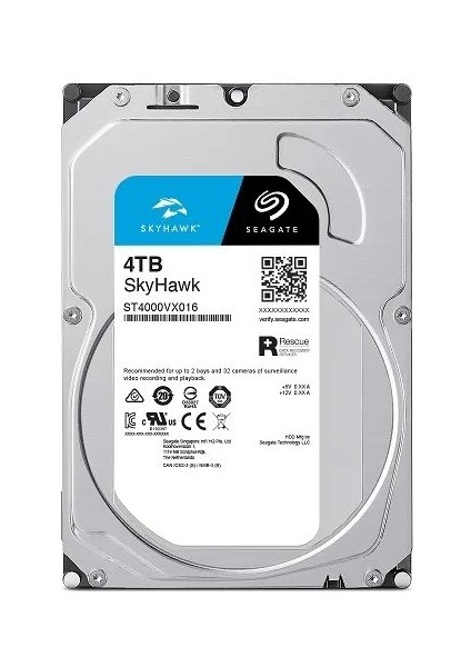 4 Tb Skyhawk 7/24 Güvenlık ST4000VX016