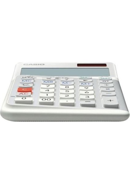 JE-12E-WE Beyaz 12 Hane Masa Üstü Ergonomik Tuşlu Hesap Makinesi