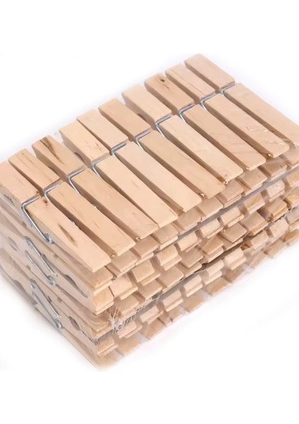 Bambu Mandal, Ahşap Mandal, Tahta Mandal,kaliteli Mandalı, Çamaşır Mandalı 144 Adet