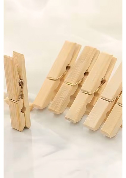 Bambu Mandal, Ahşap Mandal, Tahta Mandal,kaliteli Mandalı, Çamaşır Mandalı 144 Adet