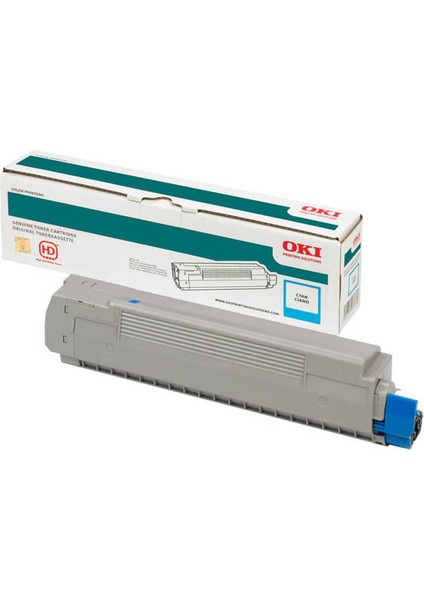 Okı 47095703 Toner Mavi C824 - C834 - C844 - 5000 Sayfa
