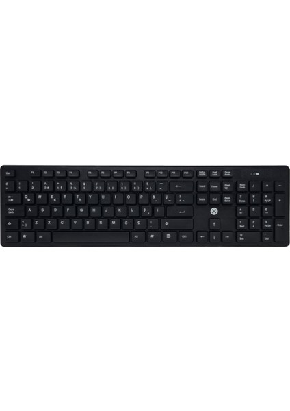 DKA005 Siyah KW-103 Kablosuz Q Klavye Caps Lock 2.4 Ghz (1 Adet Aa Pil)