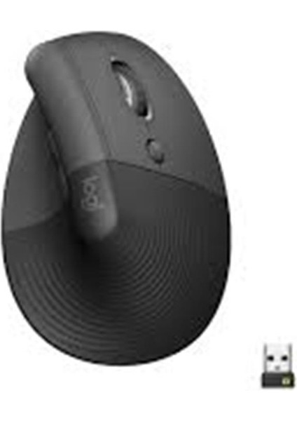 910-006494 Lift Kablosuz Ergonomik Dikey Siyah Mouse