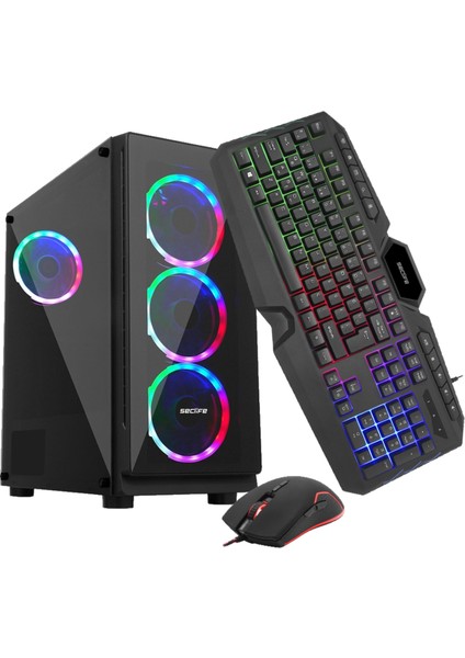 GM-1025 I3-10100F 16GB 500GB 4gbvga 500W Dos Masaüstü Pc