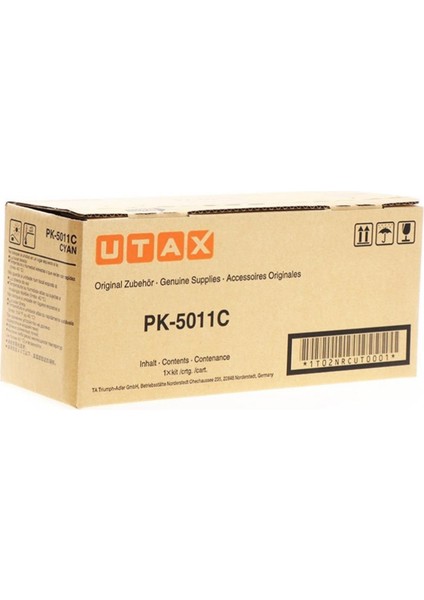 PK-5011C Cyan Mavi Orjinal Fotokopi Toneri P-C3060-3061-3065
